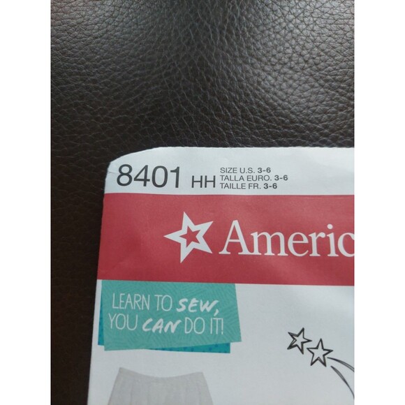 Simplicity American Girl Pattern 8401 18" Doll and Girl's Shorts Learn to Sew - Picture 3 of 11